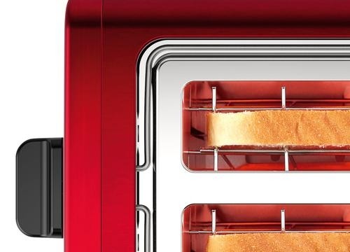 Bosch TAT3P424 toaster 2 slice(s) 970 W Black, Red image 5