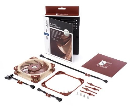 Noctua NF A12x25 ULN Computer case Fan 12 cm Beige, Red image 5