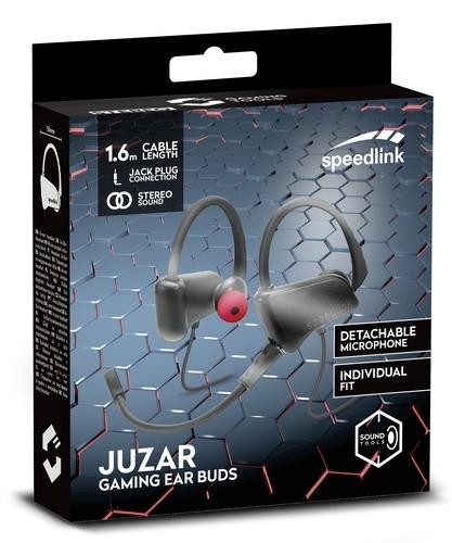 SPEEDLINK JUZAR Headset Ear-hook, In-ear 3.5 mm connector Black, Red image 5