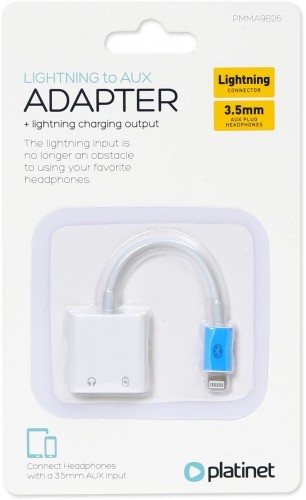 Platinet adapter Lightning - 3.5mm + Lightning (45646) image 5