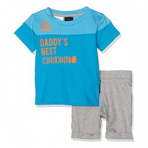 Sports Outfit for Baby Reebok B ES Inf SJ SS Blue image 5