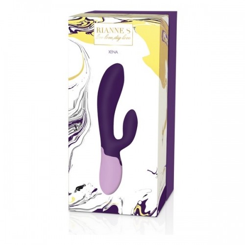 Dual Stimulation Vibe Rianne S Essentials Xena Rabbit Purple Lilac image 5