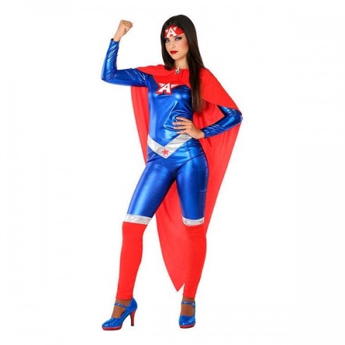 Costume for Adults 114586 Multicolour Superhero (1 Piece) image 5