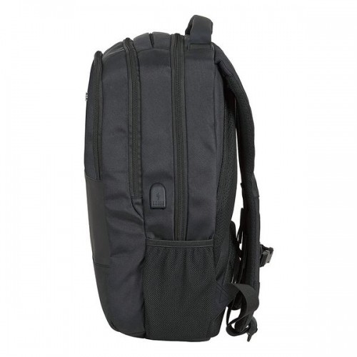 Rucksack for Laptop and Tablet with USB Output Safta 15,6'' Black 30 x 43 x 16 cm image 5