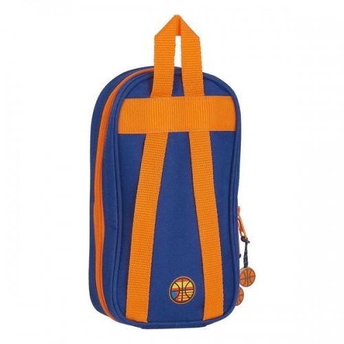 Backpack Pencil Case Valencia Basket M747 Blue Orange 12 x 23 x 5 cm (33 Pieces) image 5