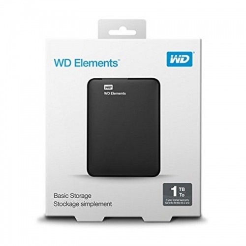 External Hard Drive Western Digital WD Elements Portable WDBUZG0010BBK-WESN 1 TB 2,5" USB 3.0 Magnetic 1 TB HDD 1 TB SSD image 5