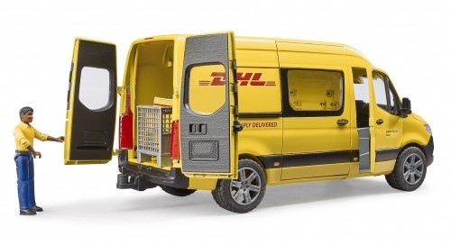 BRUDER 1:16 delivery van MB Sprinter DHL with driver, 02671 image 5