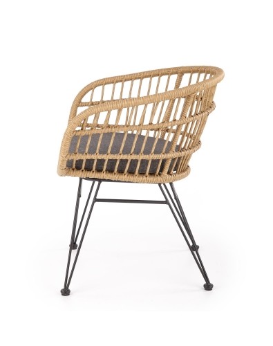 Halmar K456 chair natural/grey image 5