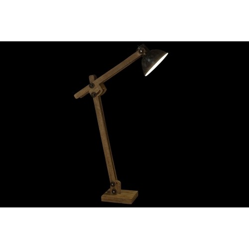 Floor Lamp DKD Home Decor 30 x 87 x 153 cm Natural Black Metal Wood Iron 220 V 25 W image 5