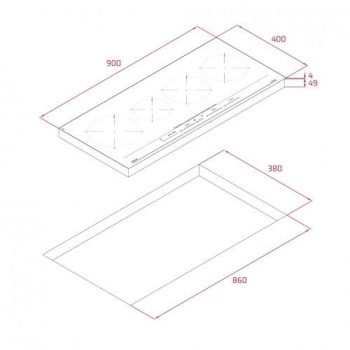 Induction hob Teka IZC 94620 MST MasterSense black image 5