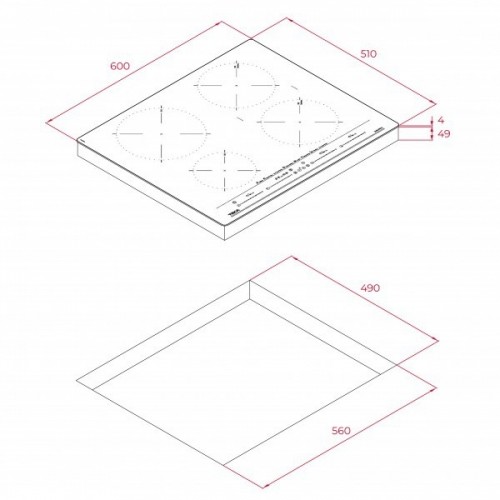 Induction hob Teka IZC 64630 black image 5