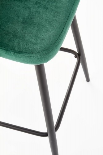 Halmar H96 bar stool. color: dark green image 5