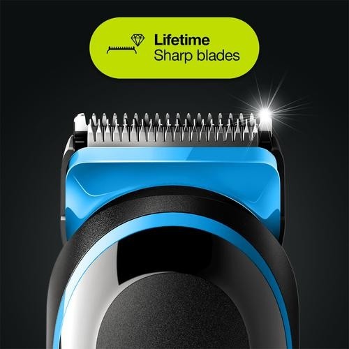 Braun MGK3245 hair trimmers/clipper Black, Blue image 5
