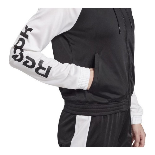 Спортивный костюм для взрослых Reebok Linear Чёрный image 5