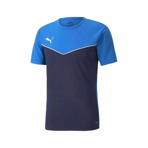 Child's Short Sleeve T-Shirt Puma  Individual Rise Blue Blue image 5