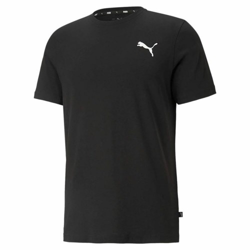 Vīriešu Krekls ar Īsām Piedurknēm Puma Essentials Small Logo Melns image 5