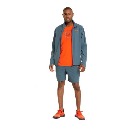 Men’s Short Sleeve T-Shirt Puma Train Everfresh Tank Orange image 5