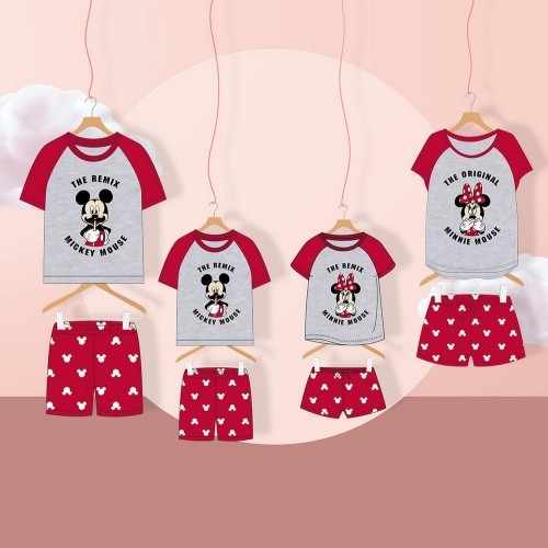 летняя пижама для мальчиков Minnie Mouse Женщина Красный Серый image 5