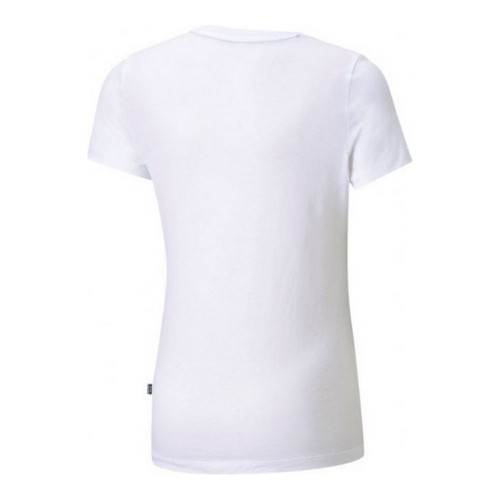 Child's Short Sleeve T-Shirt Puma ESS Logo Tee White image 5
