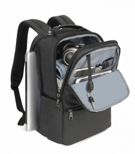 Swissten Laptop Backpack Рюкзак для портативного компьютера 15.6" и отделений с портом USB для зарядки смартфона image 5