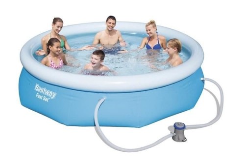 BESTWAY • PROMPT POOL WITH A PUMP • 305 x 76 cm • 3 638 l • Tool-Free Assembly In 10 minutes • Swimming Pool • PVC • 57270 (12055-0) image 5