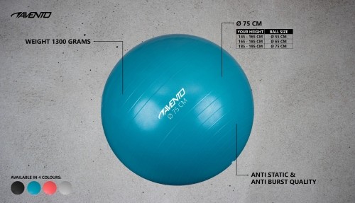 Gym Ball AVENTO 42OC 75cm Black image 5