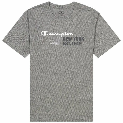 Men’s Short Sleeve T-Shirt Champion  Crewneck Dark grey image 5