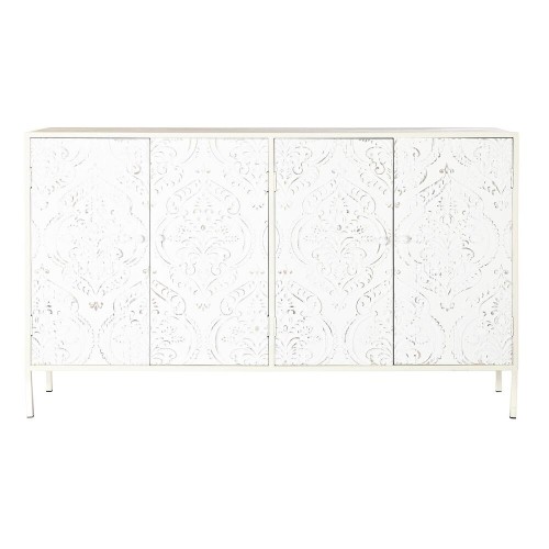 Sideboard DKD Home Decor White Fir MDF Wood 156 x 35 x 93 cm image 5