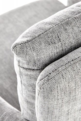 Halmar FLORES swivel armchair, light grey image 5