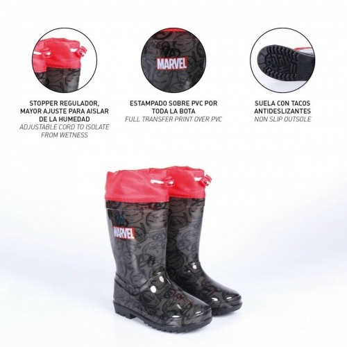 Children's Water Boots The Avengers Black image 5