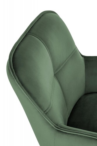 Halmar K463 chair dark green image 5