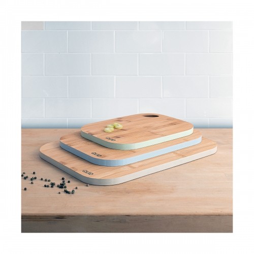 Bamboo Cutting Board Quid Blue Wood (33 x 23 x 1,5 cm) image 5