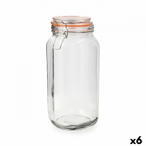 Glass Jar Quid New Canette Transparent Glass 2 L (Pack 6x) image 5