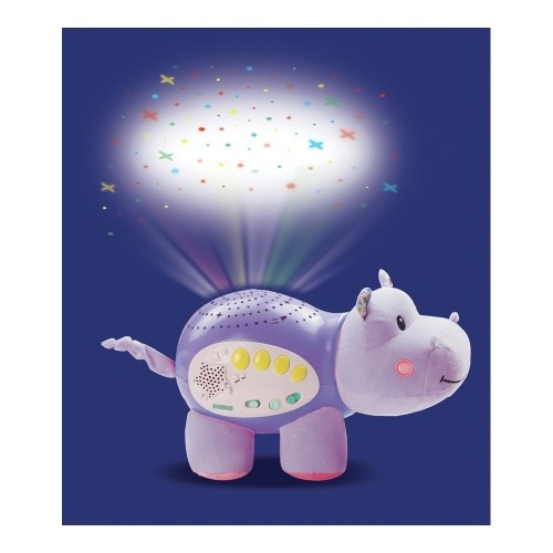 Soft toy with sounds Vtech Hippo Dodo Starry Night (FR) Purple image 5