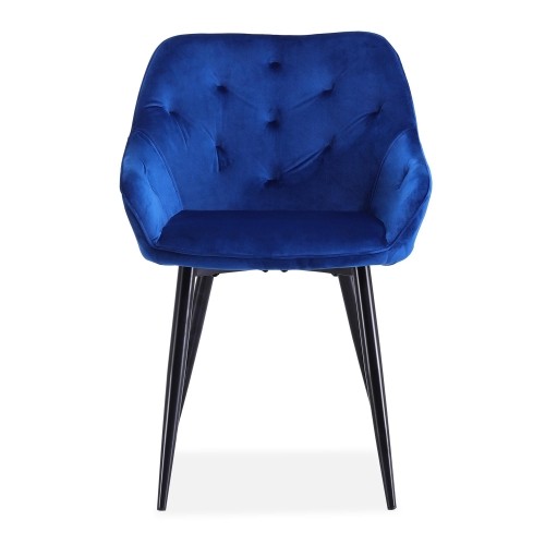 Halmar K487 chair dark blue image 5