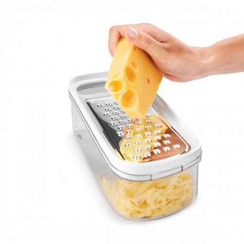 Grater with Container Metaltex Rap-Box 3-in-1 ABS Acrylic (21 cm) image 5