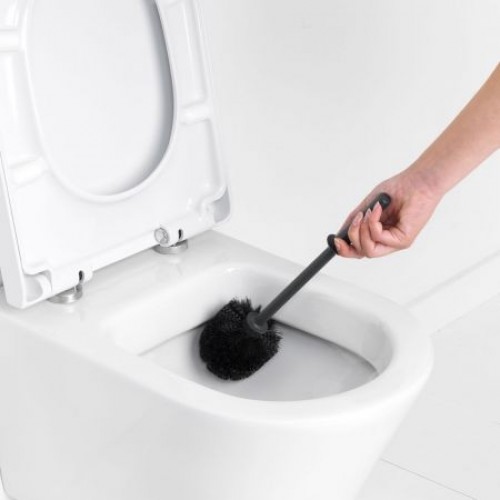 BRABANTIA ReNew tualetes poda birste ar turētāju, matt black - 108587 image 5