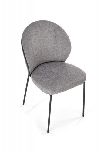 Halmar K471 chair grey/black image 5