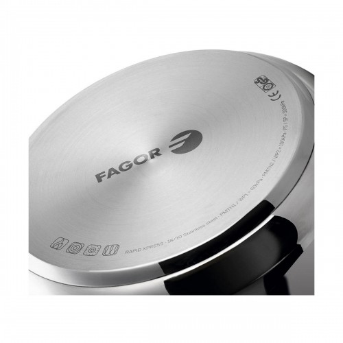 Pressure cooker Fagor Stainless steel Stainless steel 18/10 8 L image 5