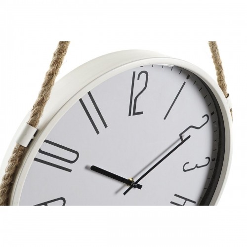 Wall Clock DKD Home Decor 40 x 4,5 x 55 cm Rope Iron (2 Units) image 5