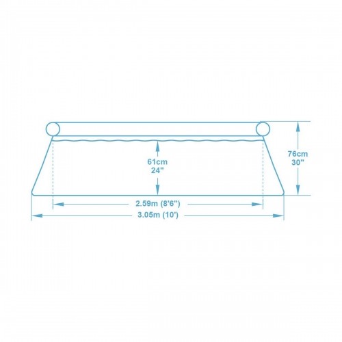 Piepūšamais Baseins Bestway 57270 ø 305 x 76 cm image 5