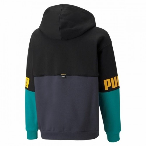 Детская толстовка Puma Зеленый Чёрный image 5