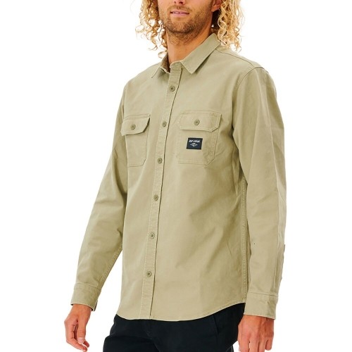 Men’s Long Sleeve Shirt Rip Curl Epic Beige image 5