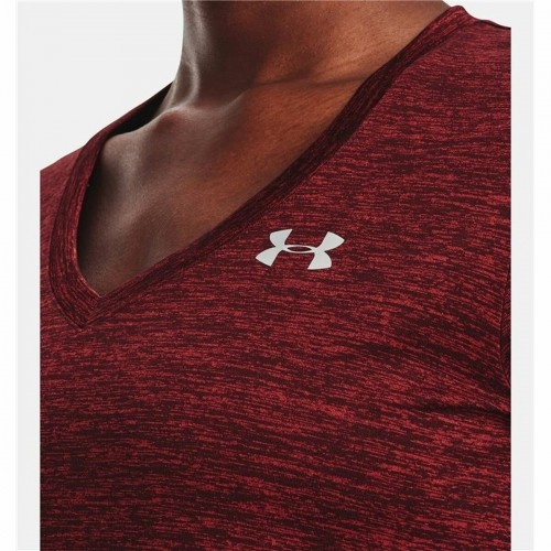 Women’s Short Sleeve T-Shirt Under Armour Dark Red image 5