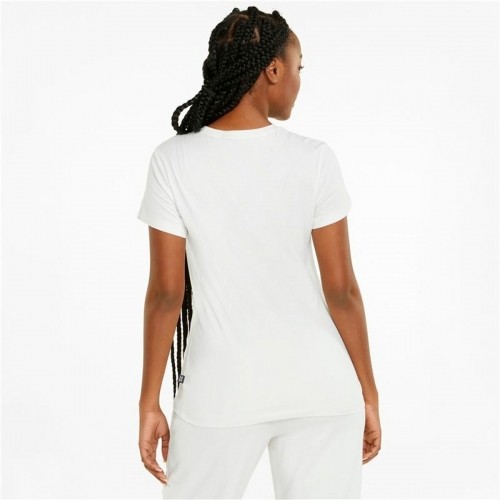 Sieviešu Krekls ar Īsām Piedurknēm Puma Balts image 5