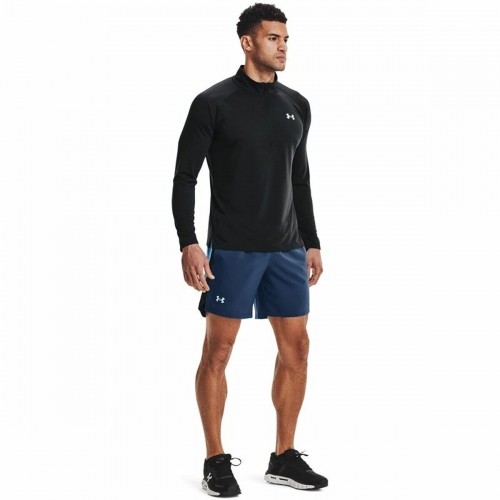 Футболка с длинным рукавом мужская Under Armour STR Zip Чёрный image 5