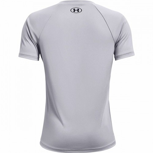 Child's Short Sleeve T-Shirt Under Armour Tech Big Logo Grey image 5