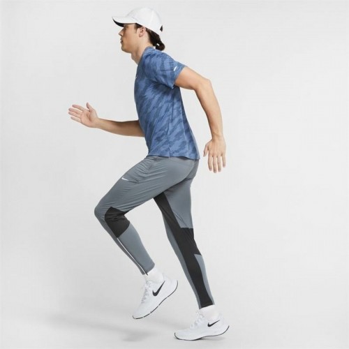 Vīriešu Krekls ar Īsām Piedurknēm Nike Dri-Fit Miler Future Fast Zils image 5