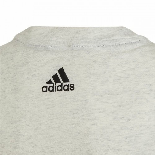 Child's Short Sleeve T-Shirt Adidas Future Icons Grey image 5