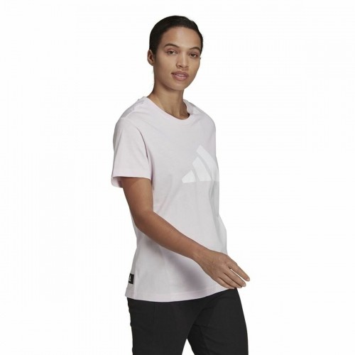 Women’s Short Sleeve T-Shirt Adidas Future Icons Pink image 5